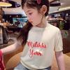 MIMIHELLO Girls' 2026 Summer Korean Style Short Sleeve T-Shirt