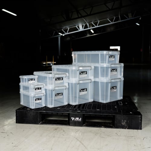 JEJ Astage Aufbewahrungsbox, Hergestellt in Japan, NC Box, Spielzeugbox #25, Stapelbar, Katastrophenschutz, 29,5 cm breit x 44,3 cm tief x 26 cm hoch