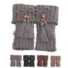 Women's Winter Warm Trim Leg Warmers Socks Crochet Knitted Boot Cuffs Toppers