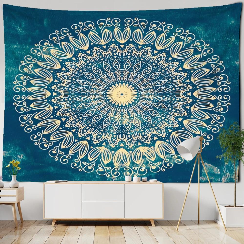 Mandala Tapestry Wall Hanging Boho Psychedelic Hippie Art Tapiz Bedroom Home Decor