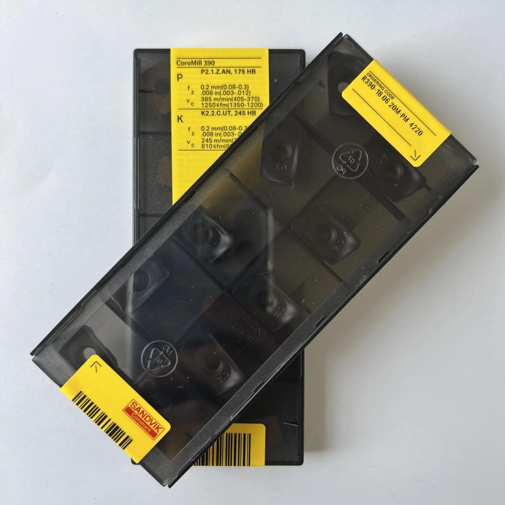Original Sandvik / R390-180620M-PM 4220 /CNC Lathe Carbide Blade Tool 10 Pcs