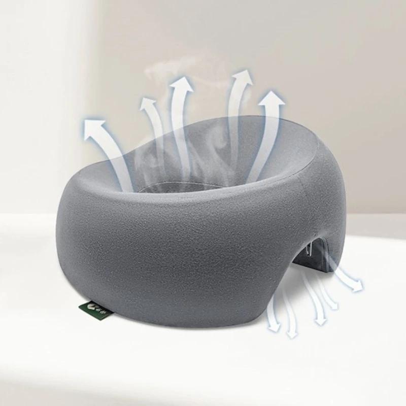 Durable And Safe Ergonomics Lying Down Pillow Memory Foam Breathable Head Rest Support Pillow Body Massage Face Rest Pillow For Beauty Salon