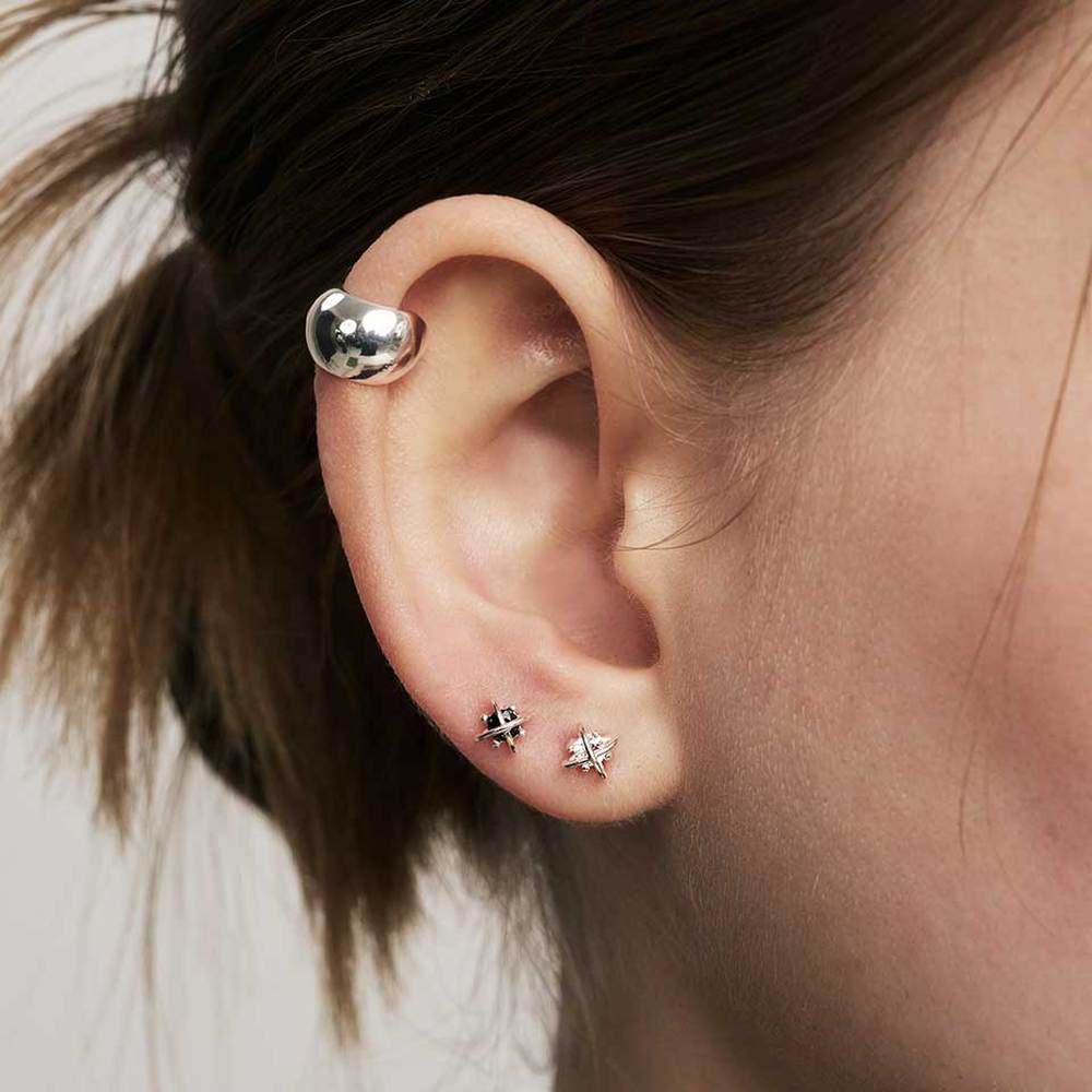 [Worn by Lee Bong-ryeon and Lee Jae-in] [Sv925] Polish Ear-Cuff