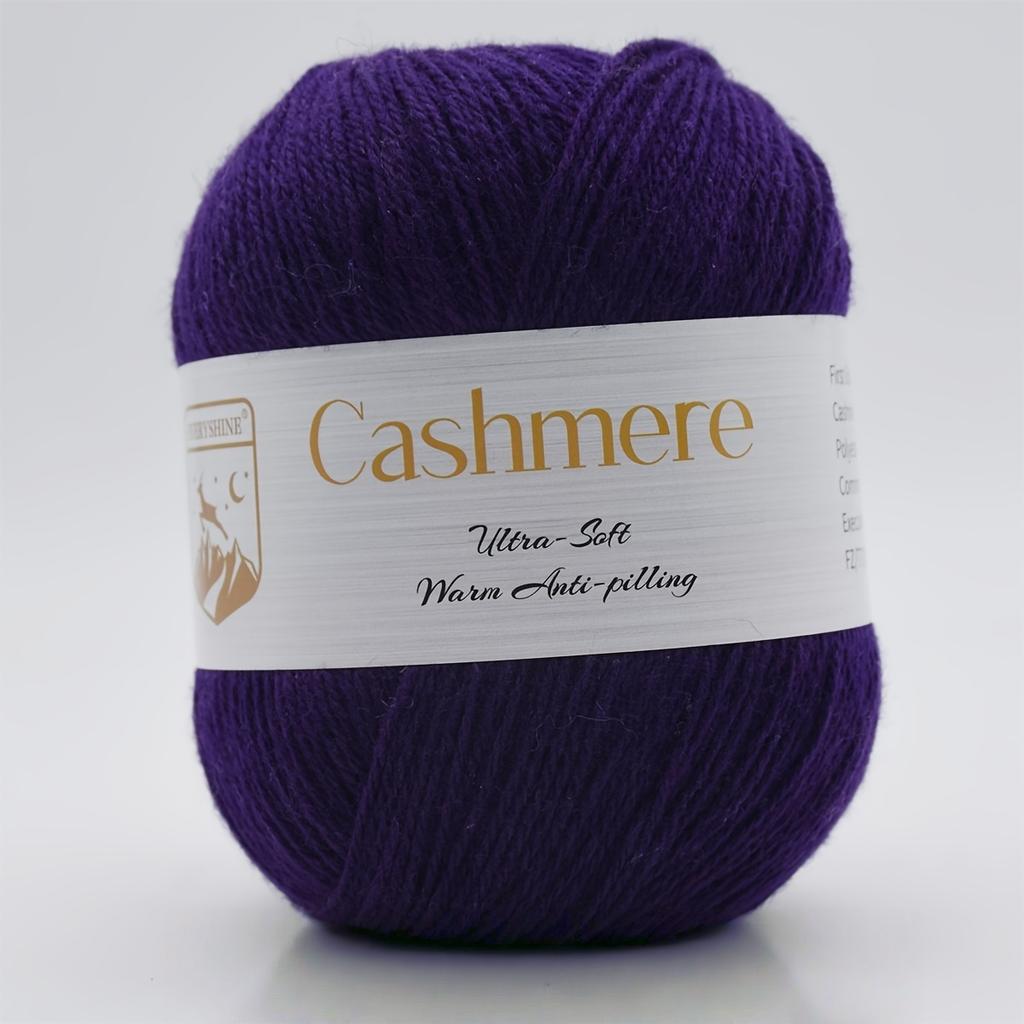 6pcs Premium Cashmere Yarn – 50g/Pc 320m Soft Knitting & Crochet Yarn for DIY Hand-Woven Crafts – Luxurious Warm Fiber for Scarves, Hats, Sweaters