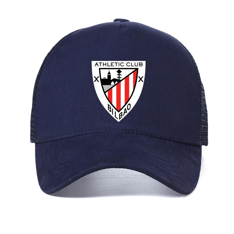 Athletic Club De Bilbao Men Baseball Cap Spain Soccer Club Athletic Bilbao Hat Summer Cool Mesh Snapback Hats Bone Garros
