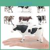 Simmental Cattle Pvc Model Set With Realistic Design For Animal Enthusiasts