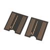 2PCS 2230 SSD Heatsink 0.15mm Brass Graphene 2230 SSD Thermal Cooling Pad for Laptop Gaming Consoles