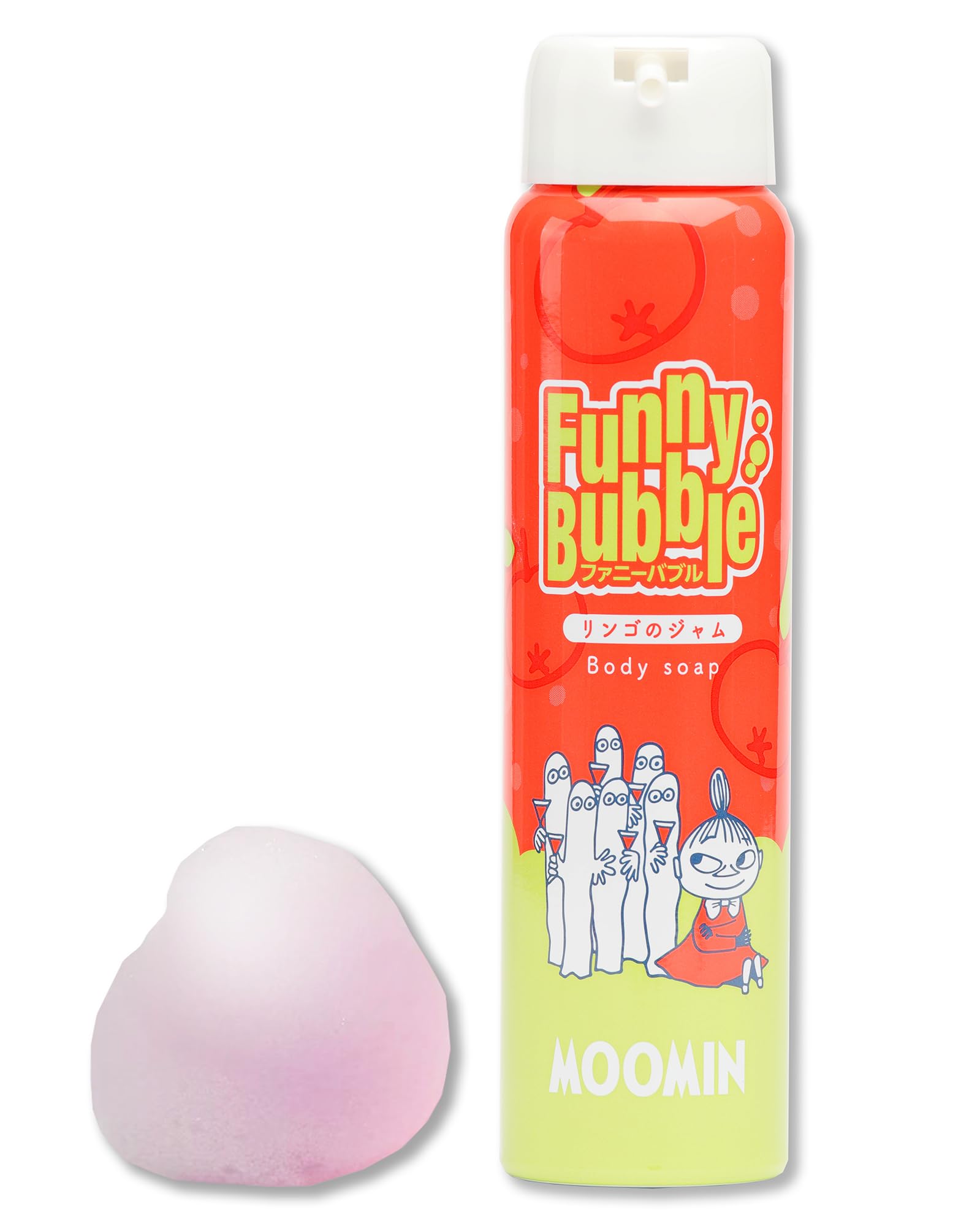 [TENEI] FunnyBubble Moomin 100g (Single Item, Apple Jam)