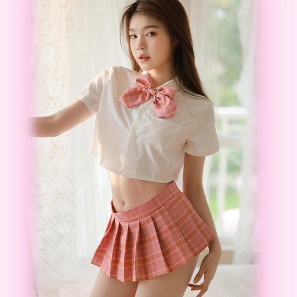 Sailor Uniform Cosplay for Women High School Sexy Female Popular Fancy Cultural School Uniform Set [Joyasslly] - Sexy, Extreme, Girl, Erotic,