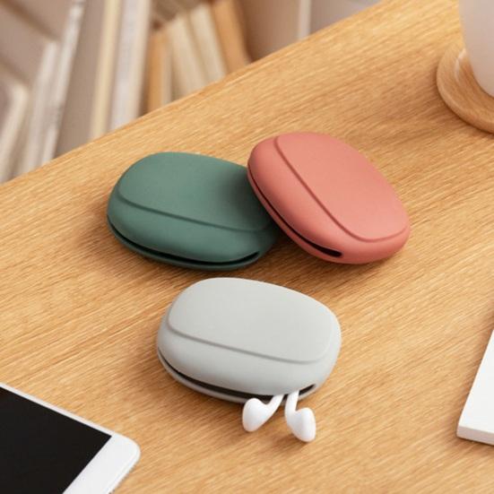 Silikonová úložná taška Organizér na sluchátka Kompaktní design Omyvatelný přenosný datový kabel