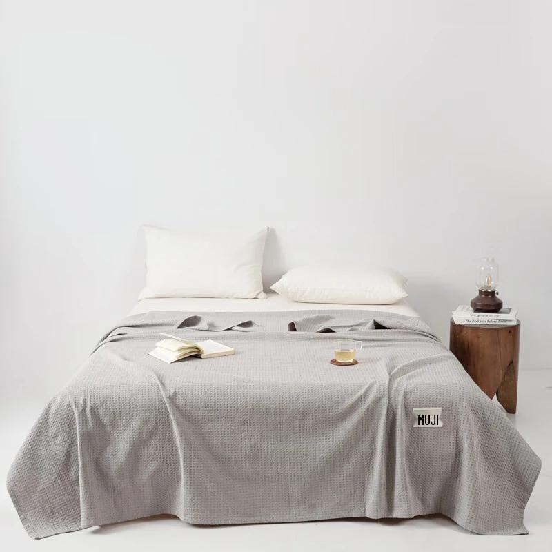 Washed Cotton Honeycomb Breathable Summer Quilt