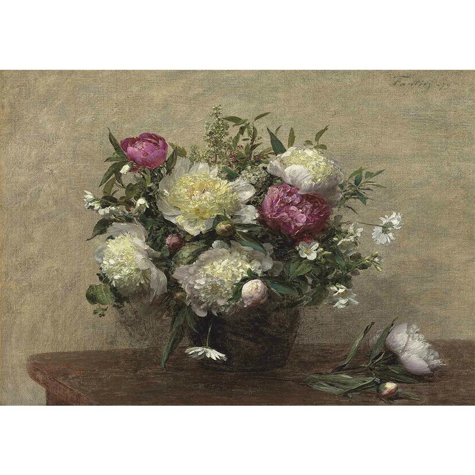 5D DIY Diamond Painting Pretty Retro Flower Diamond Embroidery Cross Stitch Kit Full Rhinestone Mosaic Home Decor