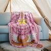 Sakura Kinomoto Theme Printed Blanket - Perfect for Couch, Bed, Travel & Outdoor Use | Machine Washable, Cozy & Durable.