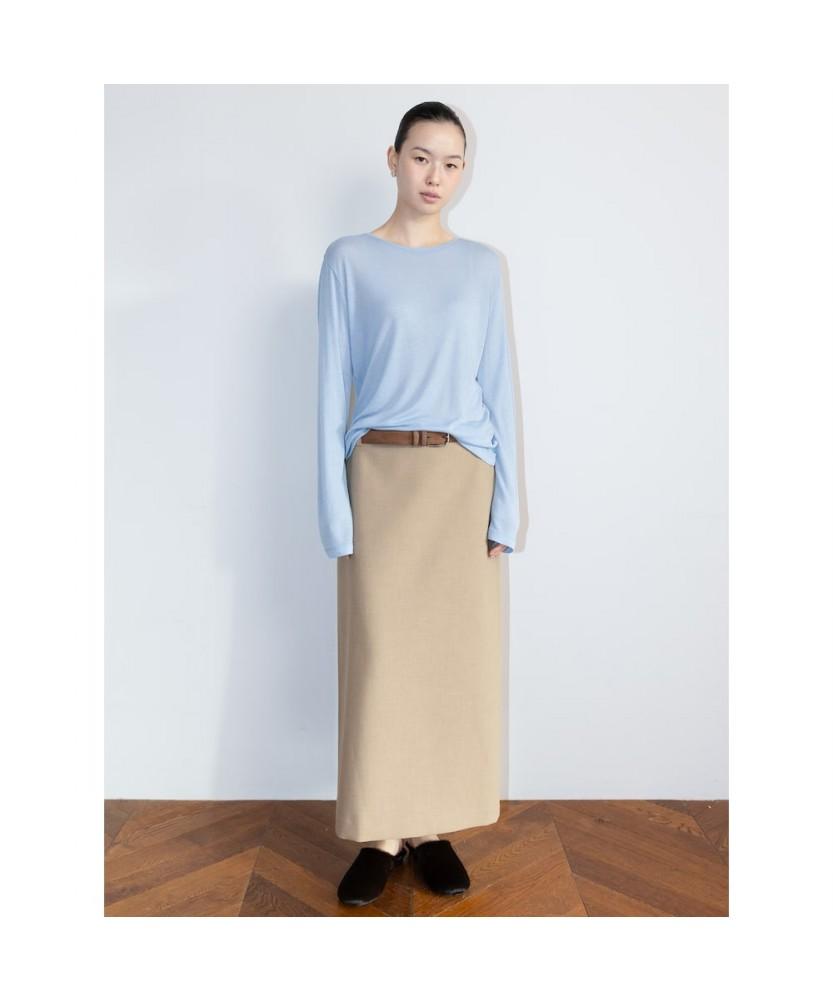Diaepeocheo Classic H Line Skirt Beige (Ta6227A02A)