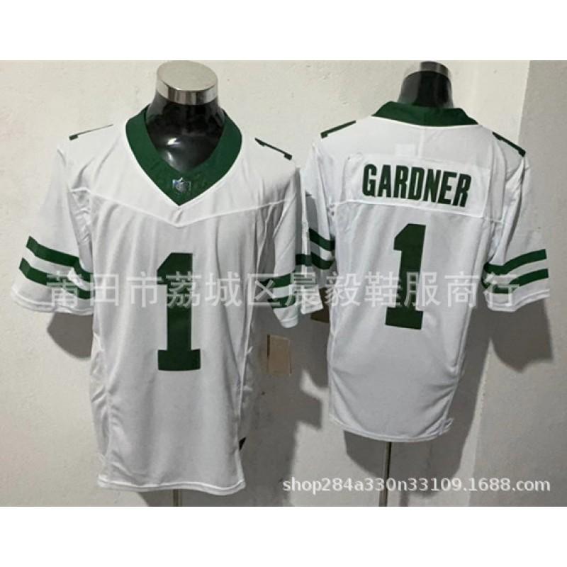 New York Jets 3rd Gen Retro Embroidered Football Jersey Mens American Team Rugby Uniform