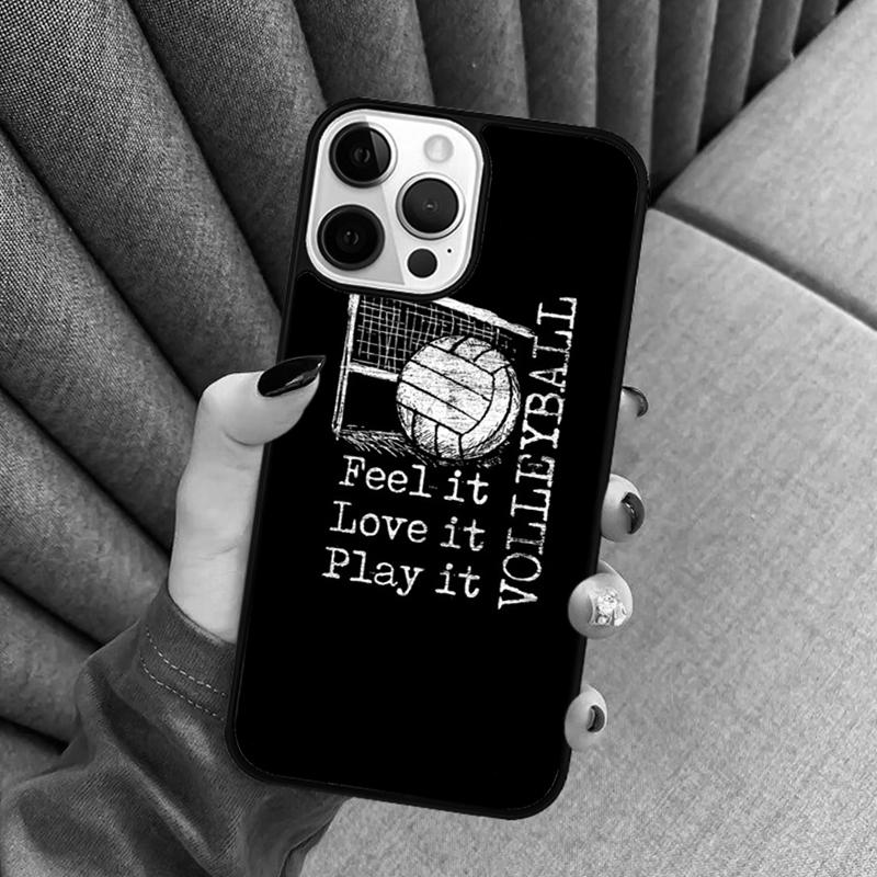 Play Volleyball Ball Phone Case For iPhone 17 Air 16 16e 15 13 14 Pro Max 11 12 Plus 2022 MAX Shell Cover coque