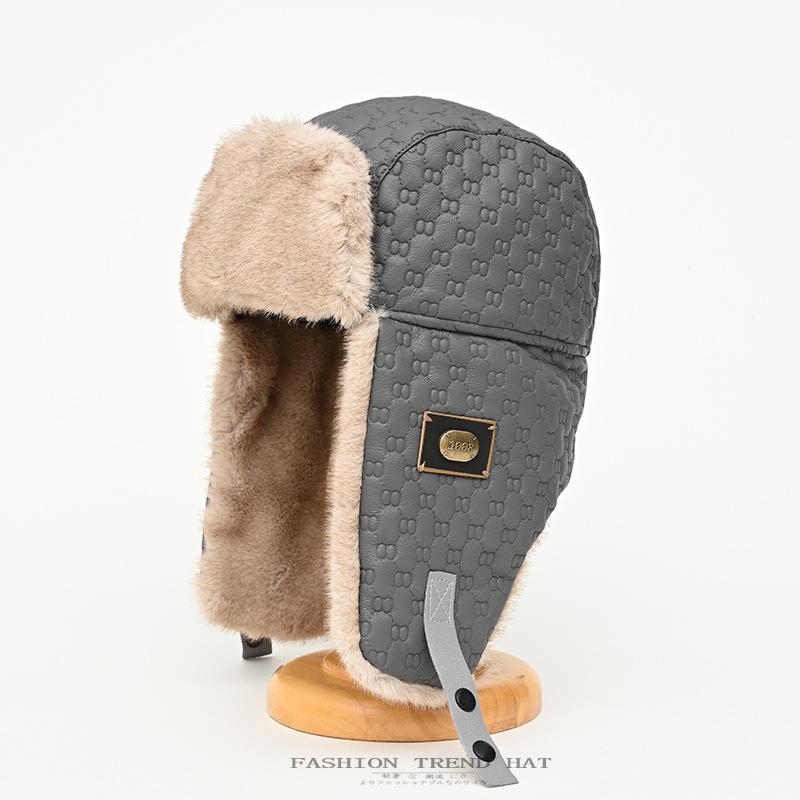 Thunderhead Cap Men's Fall and Winter Warm Cotton Cap Children's Mask Cap Plush Ear Protection Cycling Cap Europe and The United States