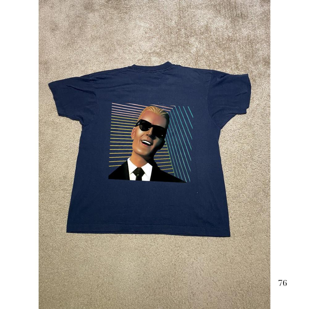 Max Headroom 80s Sci-Fi TV T-Shirt Retro Vintage Graphic Tee Unisex S-5XL Unisex T-Shirt XXXXL