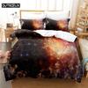 Comforter Starry Sky Bedding Set 3D Bedding Digital Printing Queen Size Bedding Set Fashion Design