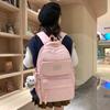 Skolesekk Koreansk versjon Harajuku ryggsekk Stor kapasitet Mote ryggsekk Ruiying ny for gutter og jenter videregåendeelever og studenter