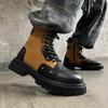 Fashion New autumn and winter boots Fashion Men's Luxury High Quality style Leisure Outdoor Thick soled Casual lace up hot selling shoes