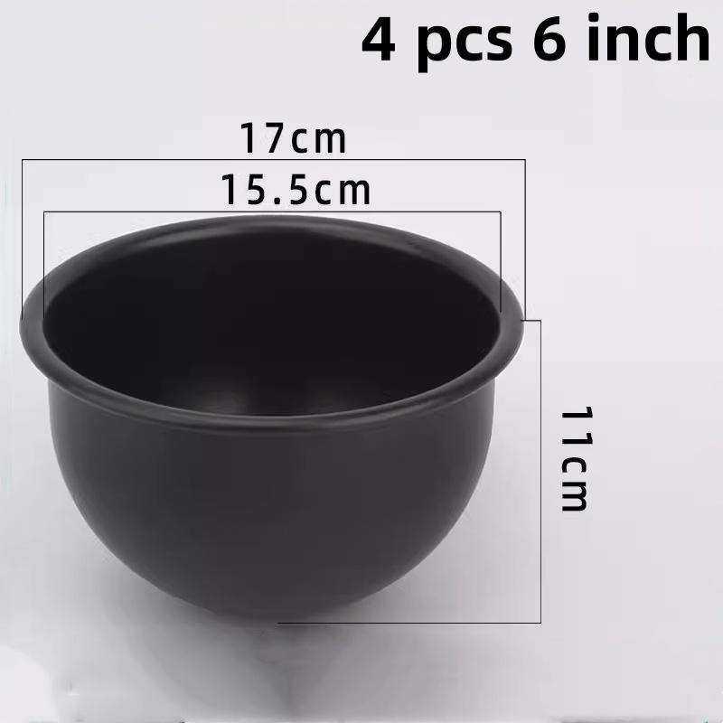 4pcs or 2 Pcs Set Round Bath Bomb Molds Aluminum Alloy Ball Sphere Bath Bomb Mold Cake Baking Pastry Mould DIY Bathing Tool
