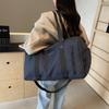 Light business trip, large capacity, hand-held travel bag, wet and dry separation, sports fitness, luggage, straps, shoe compartment, tie rod