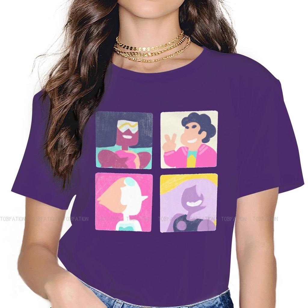 Steven Universe Animation Science Fiction Tshirt For Unisex Girl 5xl Crystal Gems Boxes Humor Leisure Sweatshirts T Shirt Novelty