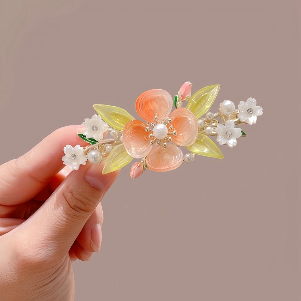 

Элегантная ретро-заколка для волос в виде цветка-бабочки с бантом - стиль ханьфу-чонсам