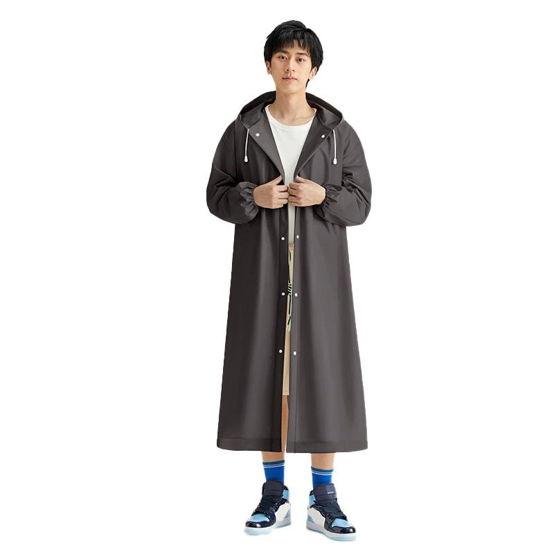 1PC Long Raincoat Unisex Adult For Tourism Hiking Non Disposable Thickened Rain Gear Waterproof Outdoor Travel Universal