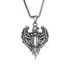 Necklace Pentagram Punk Retro Captain America Eagle Style Pendant