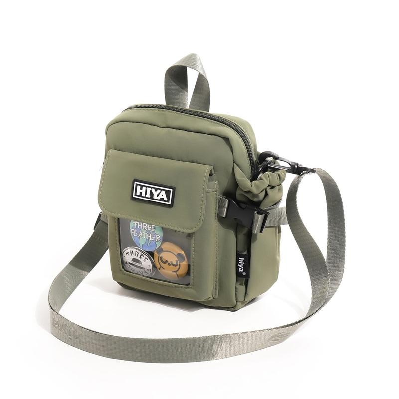 Unisex Nylon Crossbody Bag Multi Pocket Casual Shoulder Handbag for Travel Work