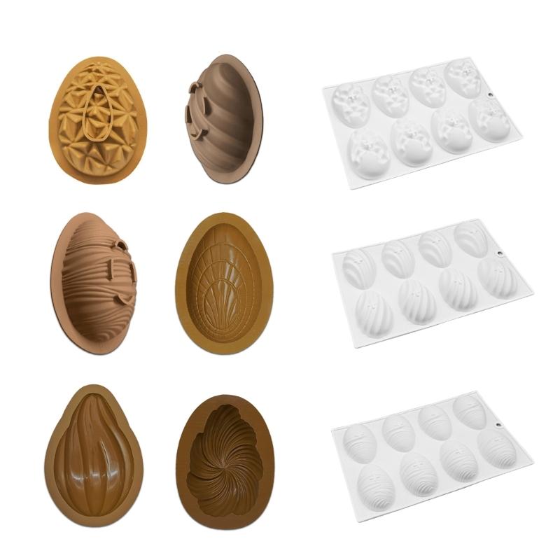 Verschiedene Stil Eier Zucker Kuchenform Fondant Kuchen Lebensmittelqualität Silikonform Backwerkzeuge Form Schokolade Fondant Form