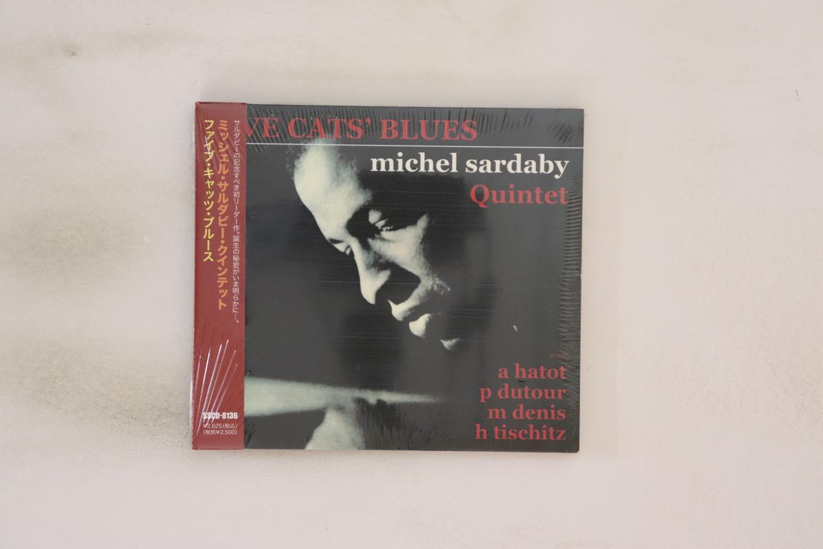 

CD MICHEL SARDABY - Five Cats Blues SSCD8136 SOUND HILLS 2006 Japan Obi Jazz Used