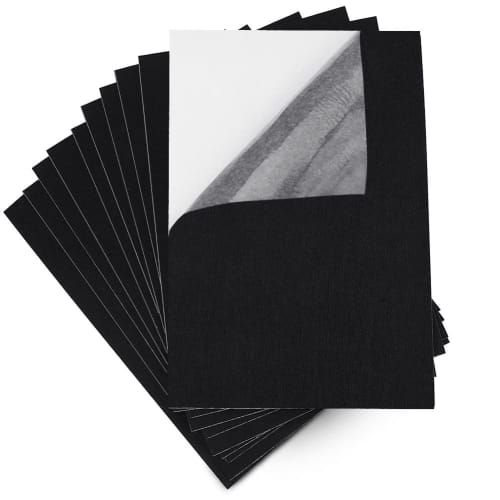 

10-Pack Large Felt Pads, 30 x 20.5cm, 1.2mm Thick, Self-Adhesive, Prevents Scratches on Floors, Reduces Footstep Noise, and Protects Furniture