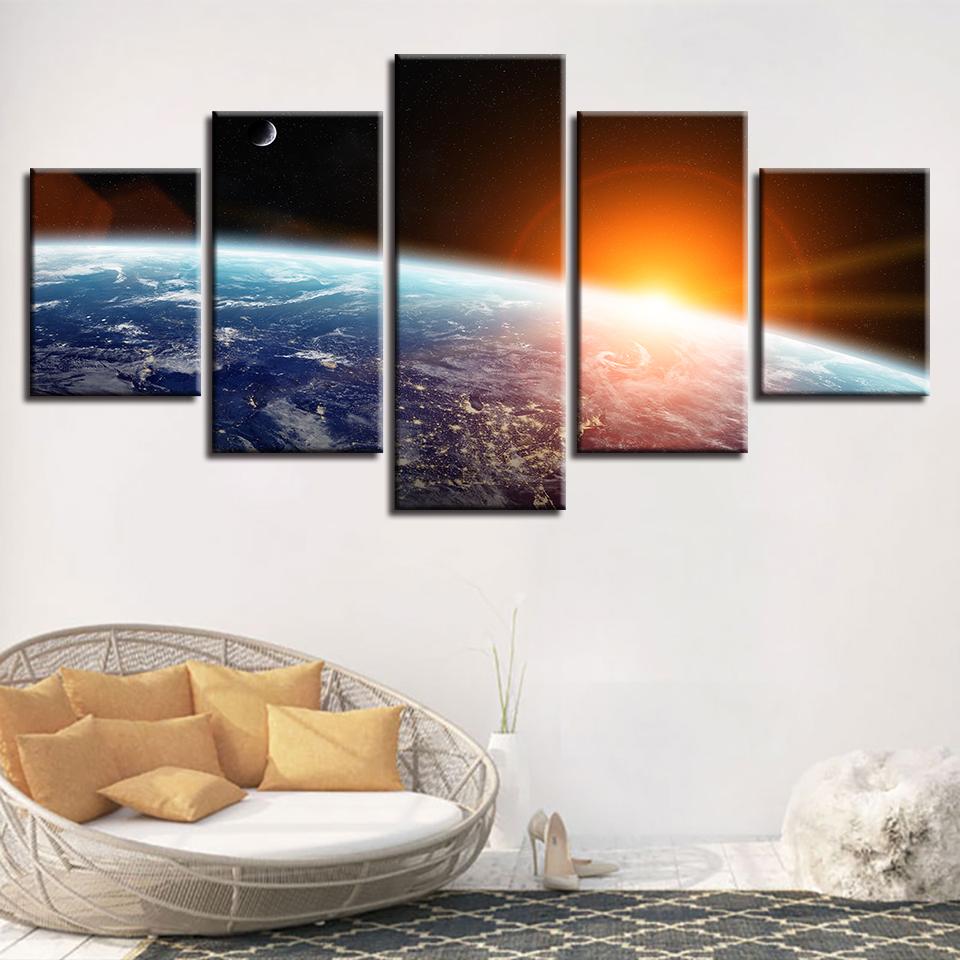

Outer Space Canvas Set Aesthetic Landscape Painting Home Decor Wall Art Poster for Living Room Salon Room Decoration Picture 20X35 20X45 20X55cm