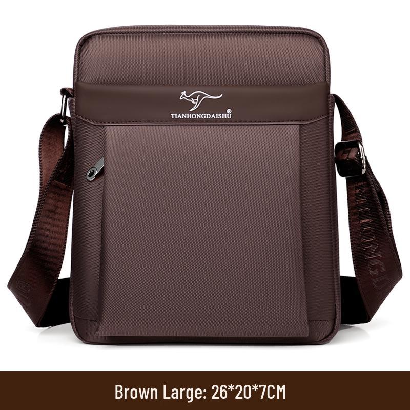 Men's Single Shoulder Crossbody Canvas Bag, New 2025 Oxford Commuting Backpack, Compact Personal Portable Bag