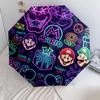 1 PC Automatic Folding Umbrella - Super Mario Pattern Portable Foldable Design With 8 Ribs Christmas Birthday Gifts