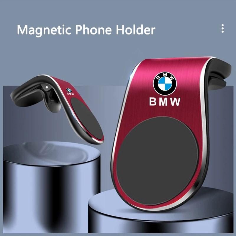 BBIY7 Alloy Car Magnetic L-shaped Phone Holder Car GPS Holder For BMW X1 X2 X3 X5 X4 X6 X7 G30 G20 G32 G11 G12 F40 F30 F20 F10 F34 F07