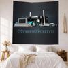 Peterbilt Heavy Trucks Custom Your Name Wall Decor Tapestry Art For Pet Memorial Birthdaywedding Party Backdrop Family Gift