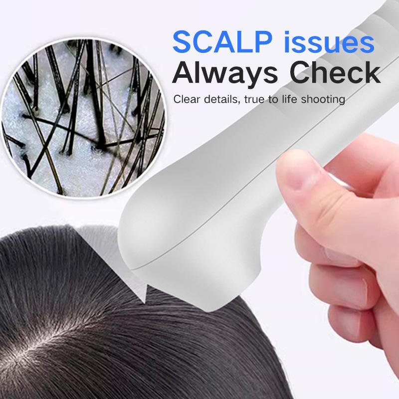 Scalp Hair Follicle Hair Detector Skin Testing Instrument Pore Magnifying Glass Barber Shop USB Connection Mobile Phone High Definition