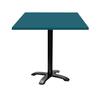 Table - Bazila - 70 X 70 Cm - Prussian Blue - Easy Assembly - Contemporary Style