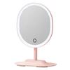 Tabletop Makeup Actress LED Stepless Adjustable Removable Storage 16x19cm Mirror, Mirror, Light, Touch-Activated, Dimming, Brightness, 90-Degree