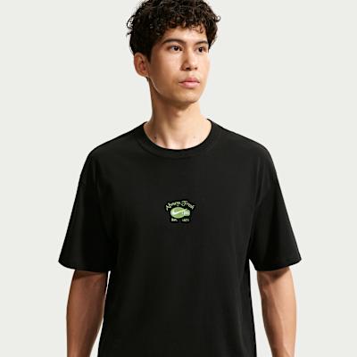 Nike T Shirts Men s Black Crew Neck Moderate S