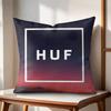 Fashion Hot Trend HHUF Cushion Cover Natural Linen Organic Fabric DoubleSided Printing Couch Pillow Covers Home Decor