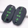 Key Fob Cover for Peugeot 3008 5008 208 308 408 508 4008 C3 Anti-Scratch Surface Shockproof Structure Soft Grip Texture Easy Install Design