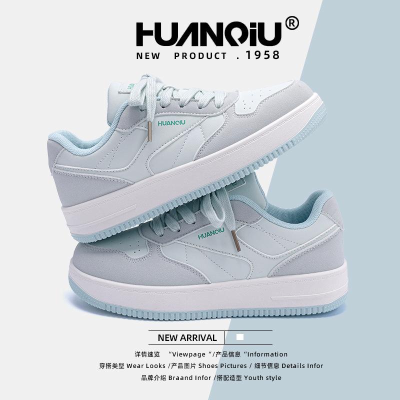 Global retro board shoes women's ZHQ68215 new popular spring season platform women's shoes versatile fashion casual shoes