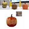 Halloween Pumpkin Resin Figurine With Modern Style For Festive And Event Decor