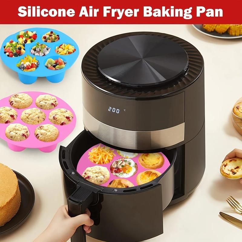 Seven Hole Cake Mold Plastic Egg Clip Is Suitable for Air Fryer Non-stick Cake Baking Pan Silicone Cake Baking Mold