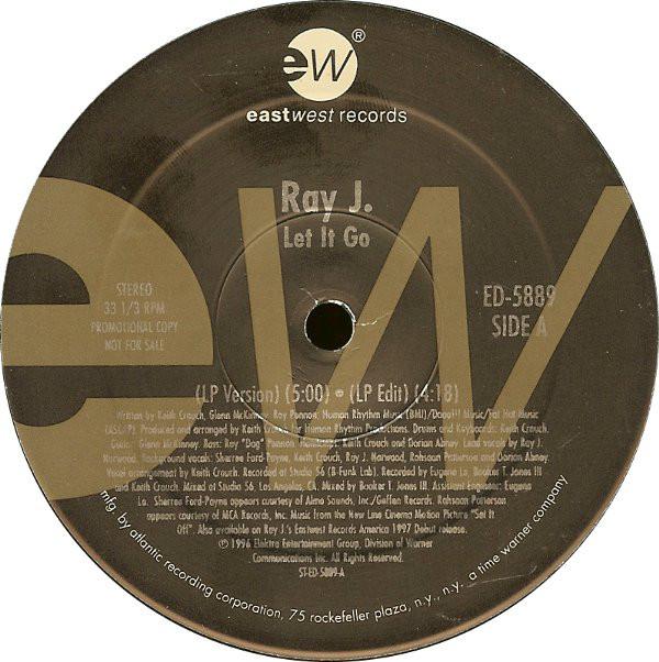 

12inch Record RAY J - Let It Go ED5889,ED5889 EastWest Record 1996 US Soul/Funk Used